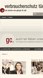Mobile Screenshot of kanzlei-gencer.de